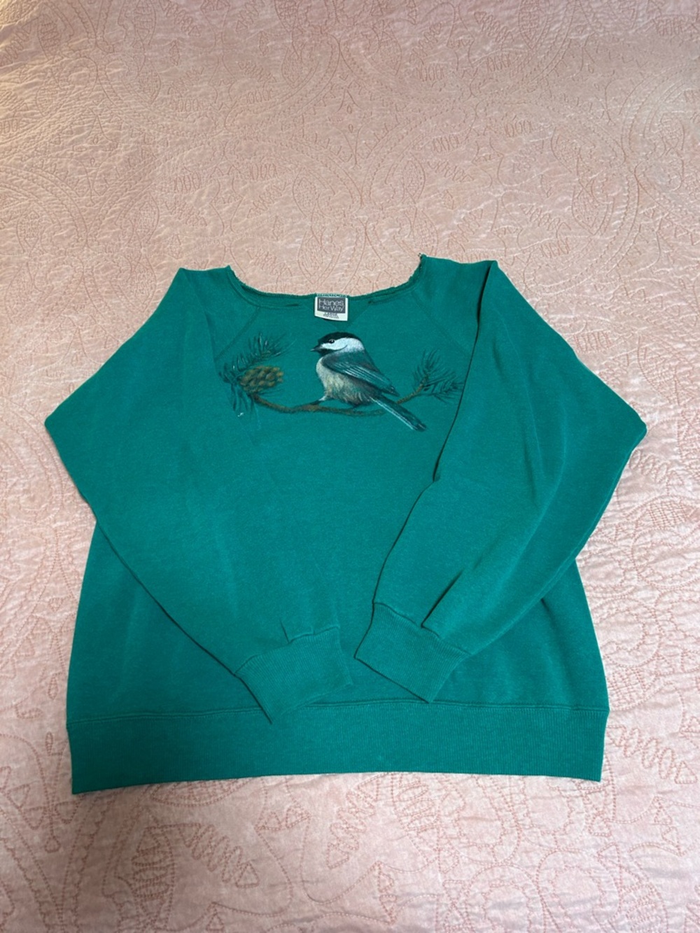 Green Women's Bird Sweater